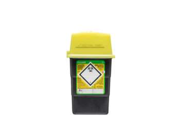 Yellow Sharps Bin 1 litre