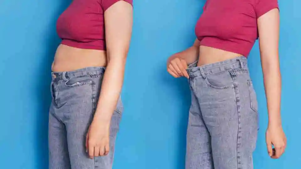 Before and after weight loss photos